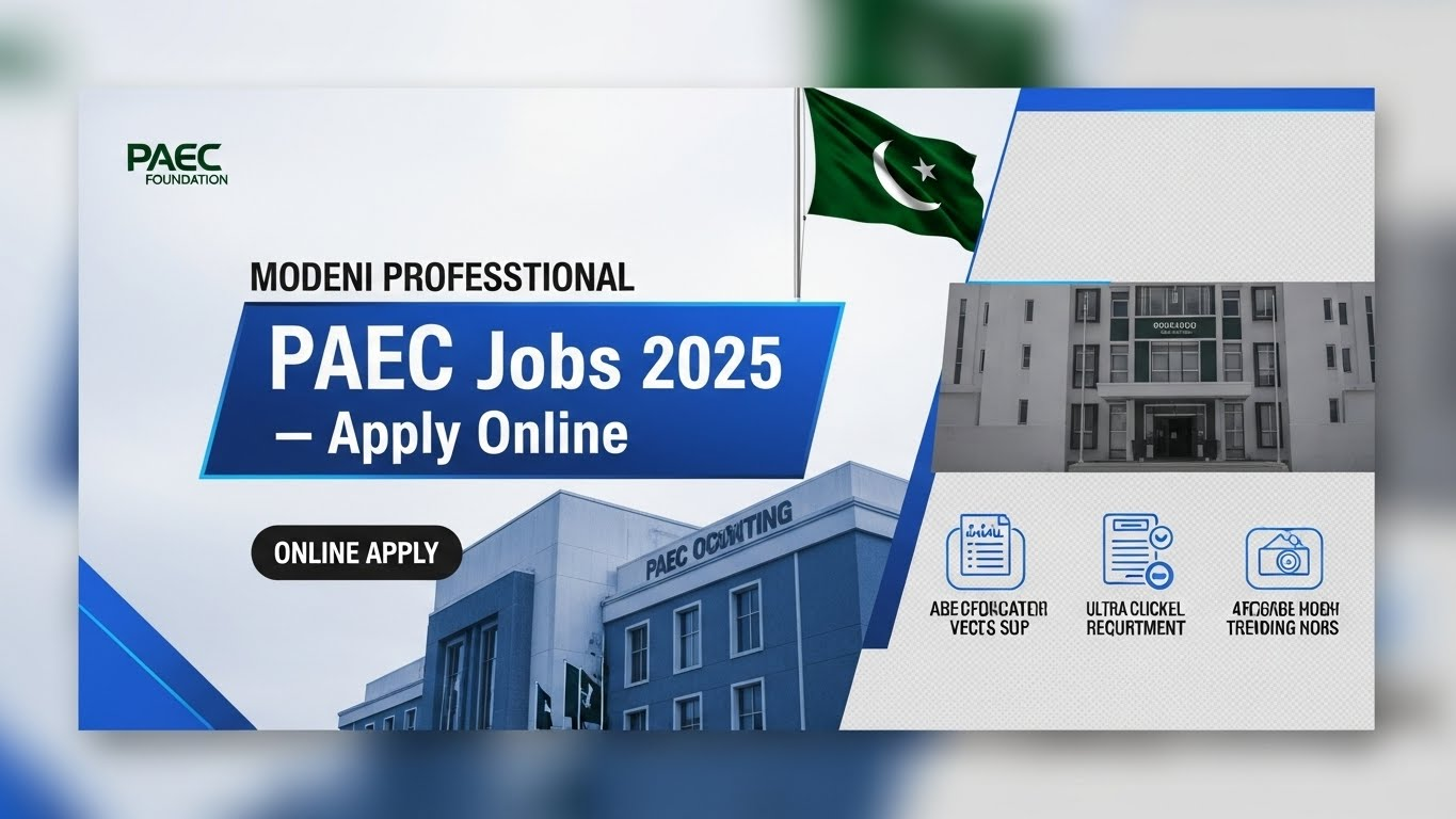 PAEC Foundation Jobs 2025 Application Form Download Online