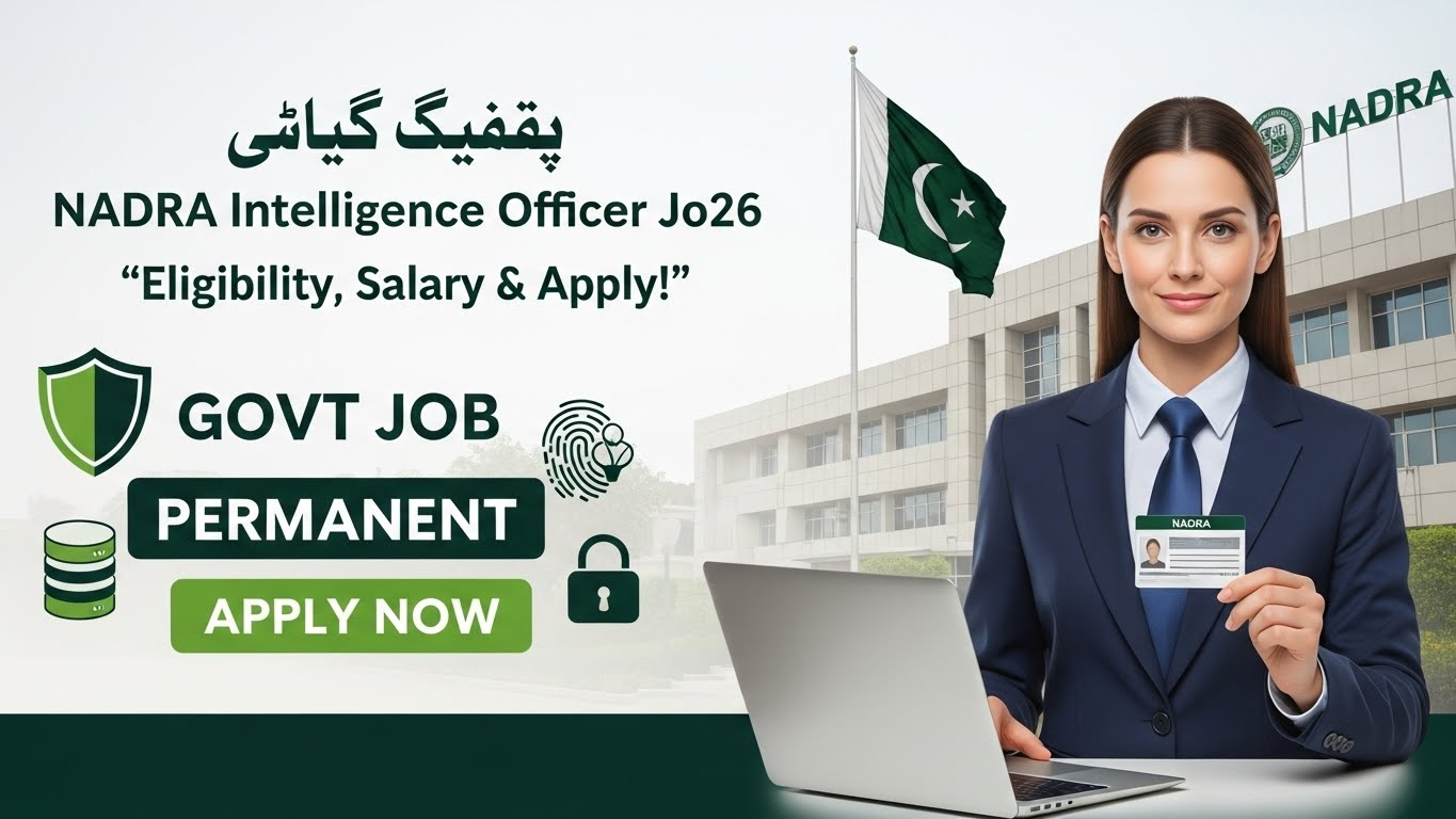 NADRA Intelligence Officer Jobs 2026