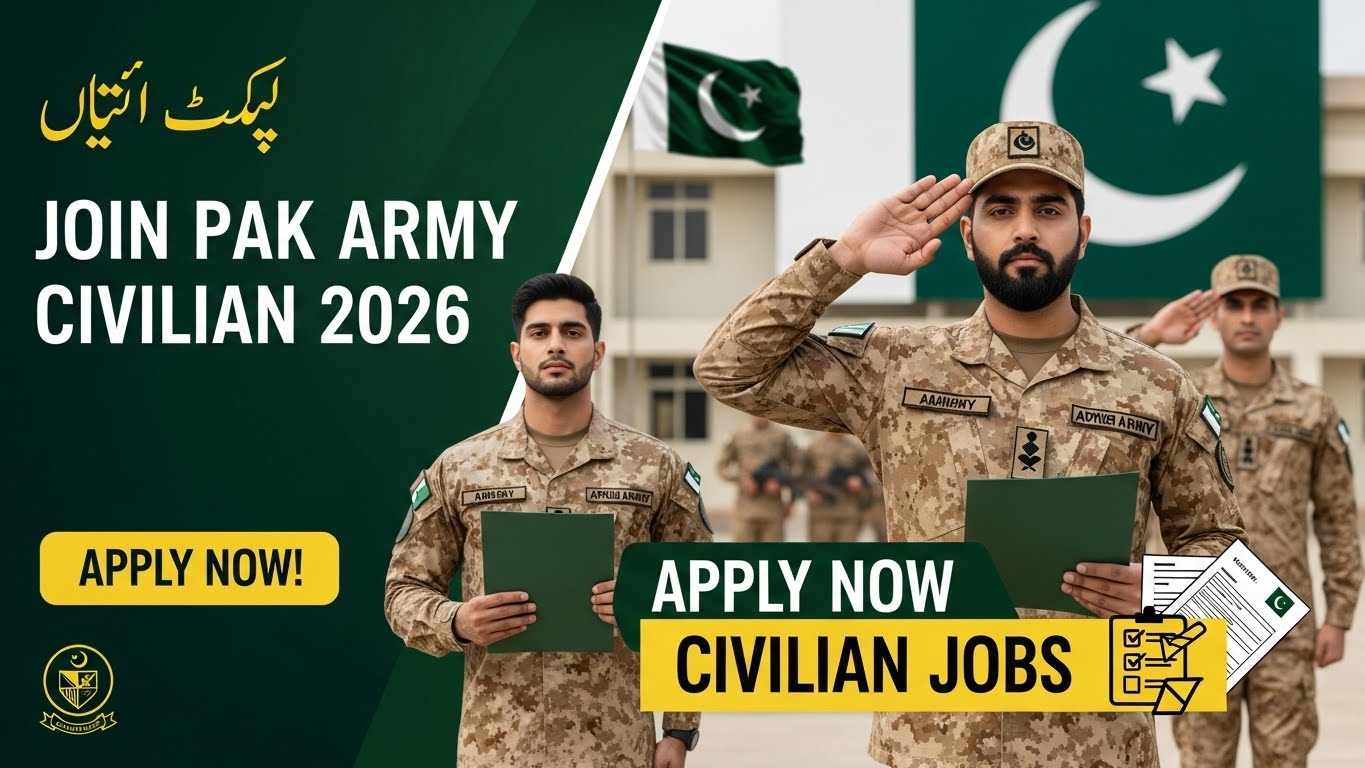 Join Pak Army as Civilian 2026
